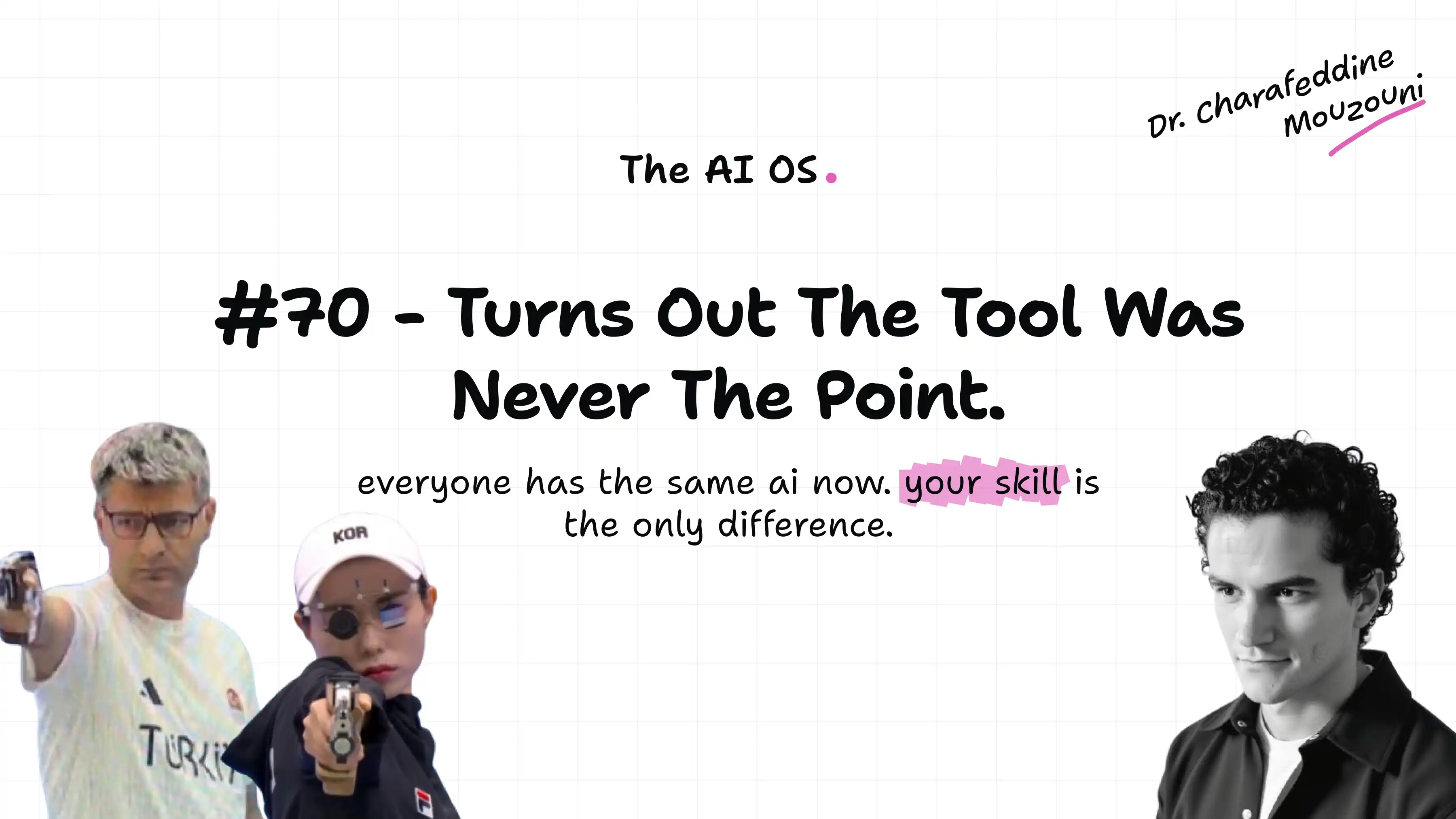 Turns out the tool was never the point, a letter from The AI OS